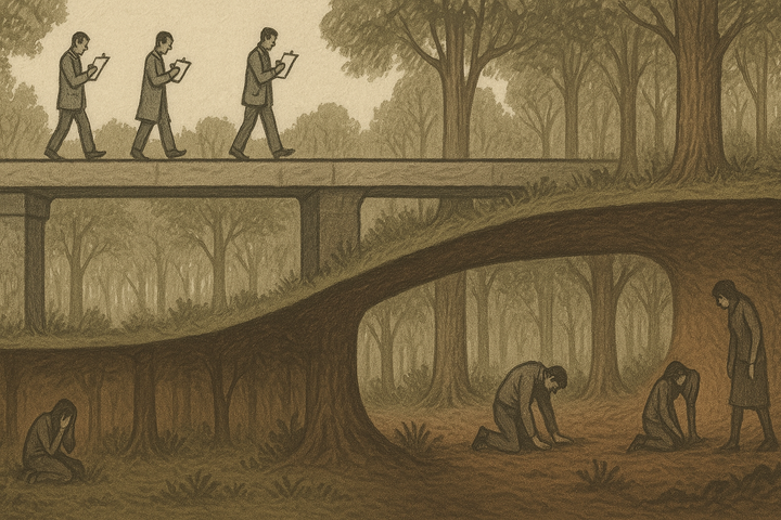 When Counting Replaces Witnessing, Legitimacy Thins Out