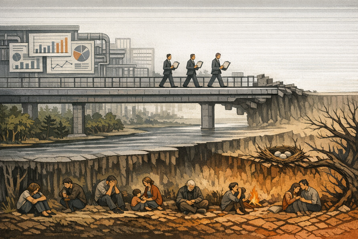 When Counting Replaces Witnessing, Legitimacy Thins Out